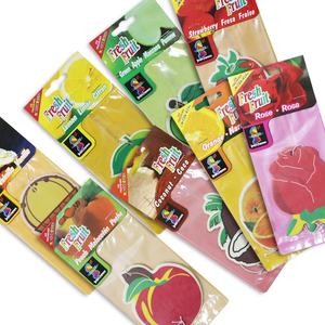 사용자 정의 강한 오래 지속되는 향기 럭셔리 디퓨저 냄새 과일 장미 녹색 사과 사용자 정의 면 사탕 자동차 공기 청정기 - Product Image 5