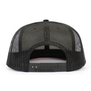 Casquette Trucker Snapback Noire Structurée à 6 Panneaux pour Adulte, Neuve, avec Impression du Drapeau Américain sous la Visière - Product Image 4