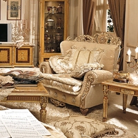 Ensemble canapé et table basse de style baroque nouveau design-Mobilier de maison élégant pour les salons luxueux