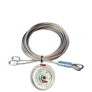 Venta al por mayor de China, Cable de <span class=keywords><strong>puerta</strong></span> de garaje de 3mm, 4mm, 5mm, 6mm para hardware de 7x19 para Resortes de Extensión, hardware de <span class=keywords><strong>puerta</strong></span> de garaje inclinable - Product Image 3