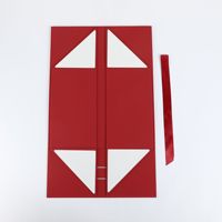 Boîte cadeau en carton avec fenêtre transparente, pliable, avec logo imprimé, fermeture magnétique, boîte souvenir