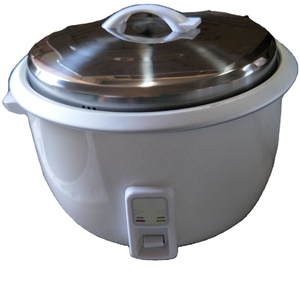 Olla arrocera comercial blanca <span class=keywords><strong>el</strong></span>éctrica para servir a grupos de personas Cocinar y cocinar al vapor y sopa caliente Gachas de arroz Olla arrocera de cocina OEM - Product Image 1