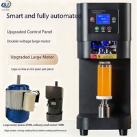Machine de scellage rotative électrique automatique pour canettes en verre et en aluminium, usage boisson et produits divers, scellage à froid 220V/110V