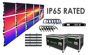 LED Display Papan 15 Pcs/pack Display LED P3.91 Medium 128X128 RGB LED Matrix Panel (19.69 "X 19.69" X 12.7 ")