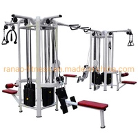 Gym Multi Jungle 8 Stacks Équipement de sport d'intérieur Multi Function 4 Station
