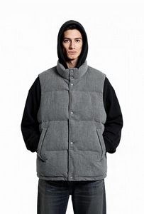 Nouveau <span class=keywords><strong>Gilet</strong></span> <span class=keywords><strong>en</strong></span> <span class=keywords><strong>Maille</strong></span> Épaisse pour <span class=keywords><strong>Homme</strong></span> 2026 – Hiver, Imperméable, Col Montant, Fermeture Éclair, Décontracté, Sans Manches - Product Image 3