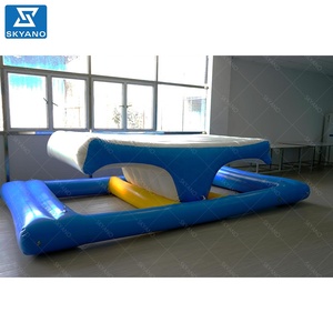 Grand parc aquatique gonflable flottant avec parcours d'obstacles, parc de sports aquatiques gonflable, parc d'attractions, planche flottante surélevée - Product Image 2