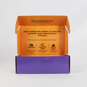 Diskon Besar Kotak Pengiriman Kustom Logo Kustom Paket Kotak Kurir Pengiriman Kotak Surat Bergelombang Wig