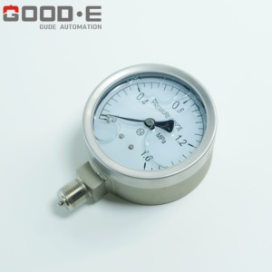 Industriële water- en oliedrukmeter 0-250 psi, mechanisch tankniveau-meetapparaat, brandstof- en vloeistofindicator voor machinegebruik - Product Image 4