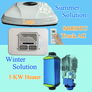 Aire Acondicionado para Autocaravanas de 12V/24V, Sistema de Climatización para RV, Unidad de Aire Acondicionado con Bomba de Calor - Product Image 4