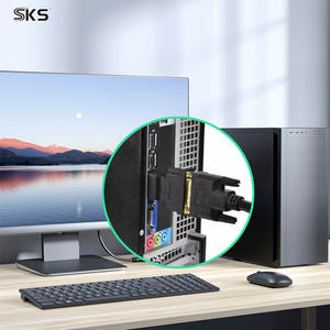 Adaptateur DVI moulé par injection, <span class=keywords><strong>convertisseur</strong></span> vidéo HD 1080P, conducteur <span class=keywords><strong>en</strong></span> cuivre pur pour moniteur PC, imprimante, scanner <span class=keywords><strong>de</strong></span> codes-barres - Product Image 4