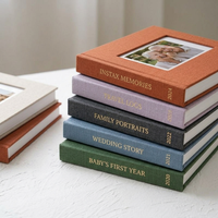 Album photo élégant fait main à 64 pochettes avec espace d'écriture pour Fujifilm Instax Mini, idéal pour les cadeaux