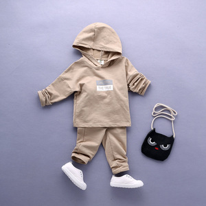 Ensemble de sweats à capuche et pantalons de survêtement de mode coréenne pour enfants, tenues d'entraînement sur Taobao - Product Image 4