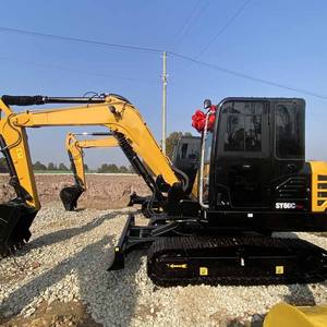 <span class=keywords><strong>Mini</strong></span> Excavadora hidráulica de 6 toneladas de marca superior Sy60C, oruga pequeña con motor <span class=keywords><strong>Hummer</strong></span>, bomba de Motor, cojinete de engranajes, componentes de núcleo de caja de cambios - Product Image 6