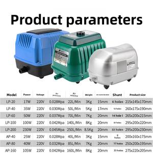 <span class=keywords><strong>Resun</strong></span> เครื่องอัดอากาศขนาดเล็กรุ่น <span class=keywords><strong>LP</strong></span> 220V ที่เงียบสงบเป็นพิเศษปั๊มออกซิเจนที่มีประสิทธิภาพสำหรับตู้ปลาบ่อปลาบำบัดน้ำเสียกล่อง50W - Product Image 4