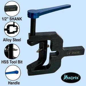 Assorts <b>Small</b> Ball Radius Turning <b>Tool</b> Semi Circular Manual Control For Bench Top Metal Lathe External Turning - Product Image 4