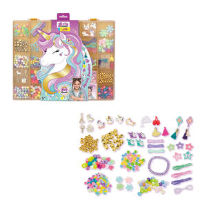 Kit de fabrication de bijoux en <span class=keywords><strong>perles</strong></span> de luxe <span class=keywords><strong>pour</strong></span> filles, ensemble de création de bracelets et de colliers <span class=keywords><strong>pour</strong></span> un divertissement créatif et le développement de la motricité fine - Product Image 3