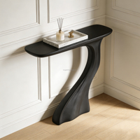Console d'entrée moderne et élégante en fibre de verre, table d'appoint de luxe pour la maison, la villa, le hall d'hôtel, le salon