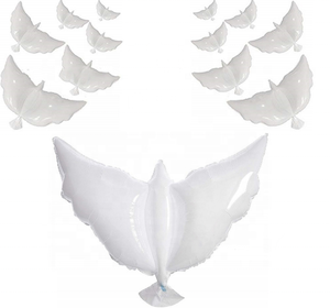 Professionelle hersteller liefern günstigen preis neue design weiße taube folie ballon - Product Image 1