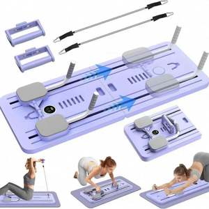 Planche de fitness multifonctionnelle en ABS pour la maison, équipement de fitness pour le soutien des abdominaux et des pectoraux, roue abdominale - Product Image 1