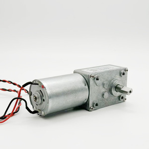 Motor de CC con Engranaje de Gusano FT-58SGM545-1168K de 12V, <span class=keywords><strong>2</strong></span>.9 RPM, <span class=keywords><strong>3</strong></span> Nm, Potente, con Cubierta de Silicona Impermeable y Cables para Inodoro de Mascotas - Product Image 3