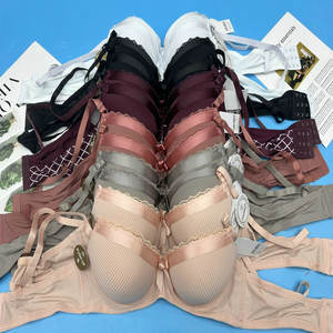 1.35 dollari modello YWB074 seno 38-44 vendita calda spessa doppia schiuma imbottita Push up regolabile Plus Size reggiseni per grandi tette - Product Image 1