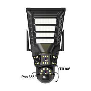 Lámpara Solar de Seguridad para Exteriores de 300W Inteligente con WiFi 4G, Cámara de Seguridad de Alta Definición a Prueba de Agua para Áreas Viales - Product Image 6