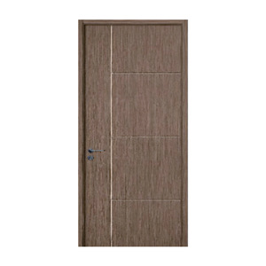 Puerta Interior Moderna de MDF con Acabado Polimérico Insonorizante para Hogar u Oficina, Diseño Personalizado - Product Image 2