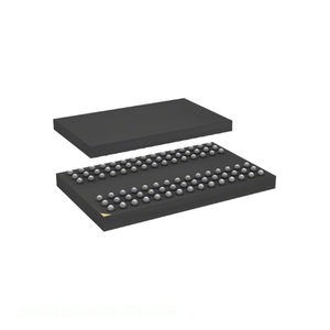 ชิ้นส่วน IS42S32160D-7BL-TR อิเล็กทรอนิกส์หน่วยความจำ90 TFBGA มีในสต็อก - Product Image 1