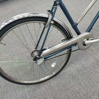 Bicicleta Clásica para Hombre de 26 Pulgadas, de Una Velocidad, con Cuadro de Acero, Bicicleta Urbana Económica para Adultos