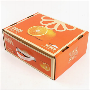 Impreso Cartón Corrugado Papel Aguacate Piña Tomate Naranja Manzana Limón Mango Plátano Fruta Vegetal Bandeja Caja de cartón - Product Image 6