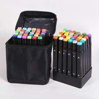 Ensemble de stylos de marquage à l'alcool à double tête 12 ~ 262 couleurs avec logo personnalisable