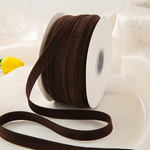 Nastro in Velluto Floccato Bifacciale 5mm-10mm con Motivo a Margherita Resistente <span class=keywords><strong>all</strong></span>'Acqua per Fiocchi Fai-da-Te e Accessori per Capelli - Product Image 6