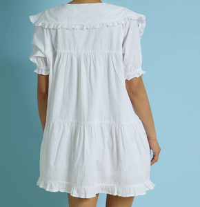 Abito <span class=keywords><strong>Oversize</strong></span> con Volant per Donna, Design Personalizzato all'Ingrosso, Vestiti Casual <span class=keywords><strong>Eleganti</strong></span> da Donna - Product Image 3