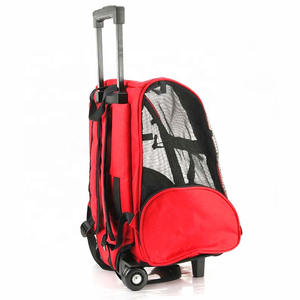 Custom Logo Patroon Sample Luxe Draagbare Kat Hond Rugzak Trolley Reizen Soft Pet Carrier Wandelwagen Reistas - Product Image 4
