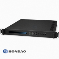 Modulador de TV Digital DVB-S2 Hondao DTM1000 con Multiplexación, Edición de PSI y SI, y Salida RF