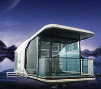 Maison mobile de luxe fabriquée en Chine, maison préfabriquée modulaire en acier, conteneur habitable en vente