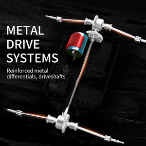 Voiture RC 55KM/H, <span class=keywords><strong>buggy</strong></span> de rallye haute vitesse sans balais, échelle <span class=keywords><strong>1</strong></span>/14, 2.4G 4WD avec lumières LED, télécommande 80M, câble USB en métal, cadeau d'anniversaire - Product Image 4