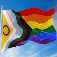 Offre Spéciale Polyester personnalisé en gros personnalisé 3*5 ft Drapeau Drapeaux publicitaires Drapeaux personnalisés en polyester imperméable avec des prix bon marché