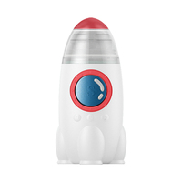 Aspirateur nasal électronique de haute qualité pour enfants, design fusée, en silicone, nettoyeur de nez pour bébé