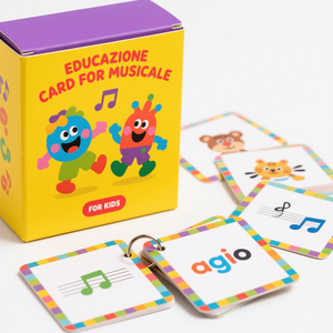 Tarjetas Flash de acordes de Piano codificadas de colores para estudiantes creativos de música educativa divertida impresa personalizada, regalo perfecto para niños - Product Image 2