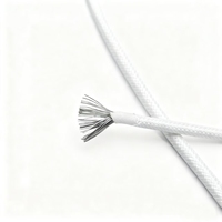 AGRP 2,5mm² Silikon-Glasfaser-Ummanteltes Kabel 600V 200 ° C Hochtemperaturkabel für interne Verkabelung für Hochleistungsgeräte
