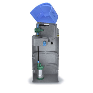 Distributeur d'eau portable de 500 L, modèle carré, pour extérieur, avec pompe - Product Image 1