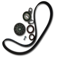 Kit de courroie de distribution joint de couvercle de pompe à eau pour 01-05 Honda Civic VTEC 1.7L D17A