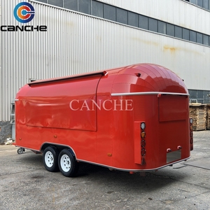 Carrito de Desayunos Móvil, Carrito de Helados, Camioneta de Comida de Acero Inoxidable, Carrito Multifuncional para Venta de Snacks - Product Image 4