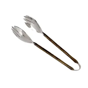 Kitchen Accessories Mini <b>Serving</b> <b>Tongs</b> Antique Handle Salad <b>Serving</b> <b>Tong</b> Stainless Steel Kitchen <b>Tong</b> - Product Image 1