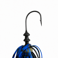 Leurre de pêche vibrant LUSHAZER à lame vibrante, style Chatter, avec jupe, hameçon simple, pour brochet, perche et prédateurs, matériel de lancer