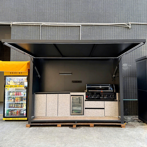 Gabinete de Cocina de Exterior de Alta Gama para Barbacoa en Jardín, Material de Acero Inoxidable, Juegos Completos de Gabinetes de Cocina de Acero Inoxidable - Product Image 1