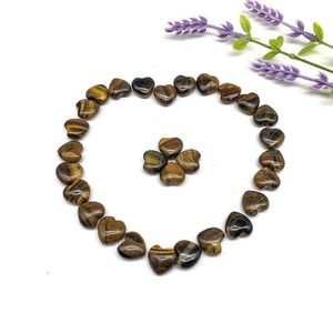 Artesanías de cristal Natural de alta calidad, Mini Corazón de ojo de tigre mixto, venta al por mayor, corazón de ágata loca de 15mm para decoración del hogar - Product Image 4