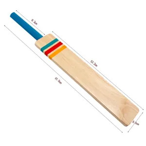 Wholesale Hard ball cricket bat kit complete tape ball bat cricket for kids rubber wood solid cricket bat